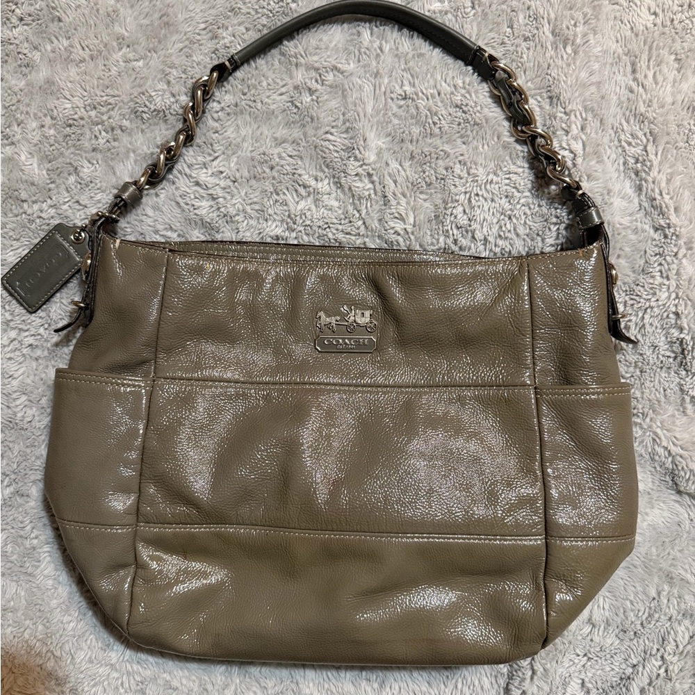 Coach Madison Tribeca Patent Leather Bag